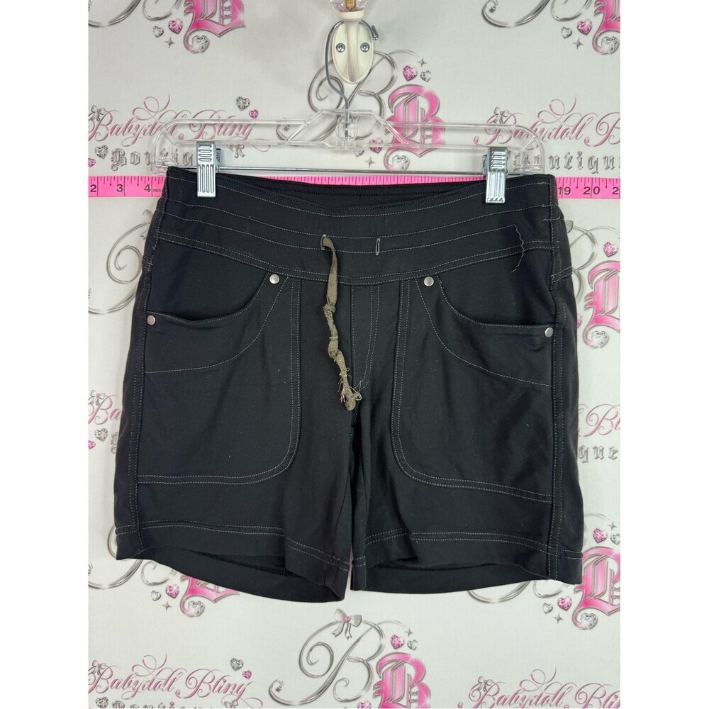 Kuhl shorts stretchy Black Utility Drawstring Cargo Shorts